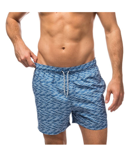 Bañador Alphadventure Seawaves Denim Hombre estampado