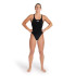 Bañador de Natación Arena Team Swimsuit Swim Mujer Black/White