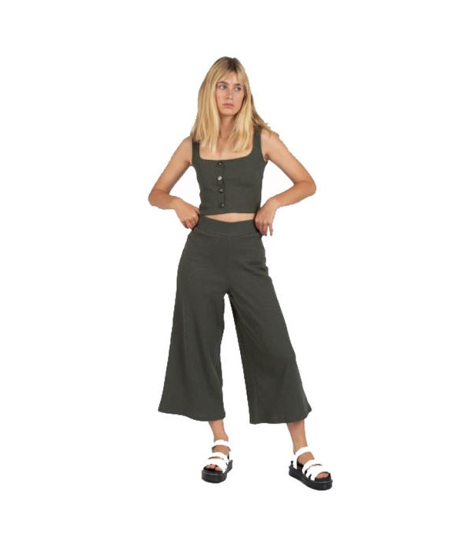 Pantalones 24 Colours Mujer Kaki