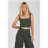 Pantalones 24 Colours Mujer Kaki