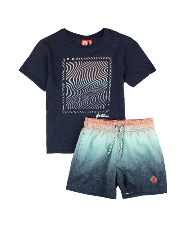 Conjunto Go & Win Aztec Niño Navy