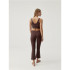 Mallas Born Living Yoga Jin Flare Cacao Mujer