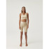 Sujetador deportivo Born Living Yoga Soata Oat Milk Mujer