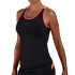 Camiseta de Pádel Endless Flow Mujer Negro-Salmón