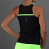 Camiseta de Pádel Endless Lace Mujer Negro-Verde
