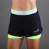 Pantalones Cortos de Pádel Endless Tech Iconic Mujer Negro-Verde