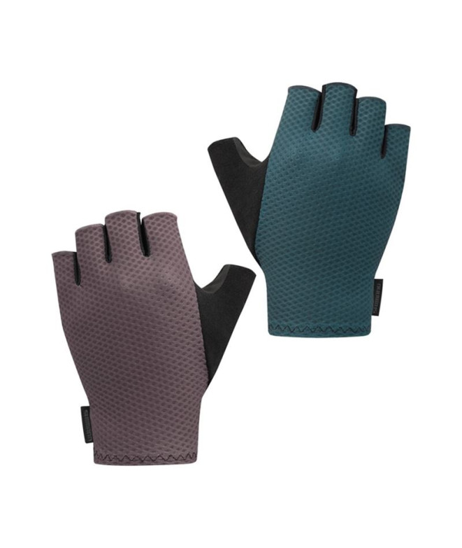 Guantes de Ciclismo Shimano Gravel Verde/Marrón