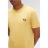 Camiseta Fred Perry Ringer Hombre Amarillo