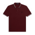 Polo Fred Perry Twin Tipped Hombre Granate