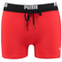 Bañador Puma Logo Swim Trunk 1p Hombre rojo