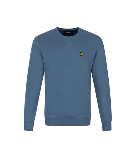 Sudadera Lyle & Scott V1-Crew Neck Hombre Azul