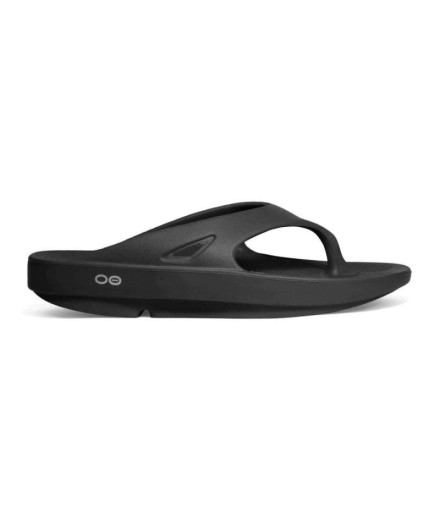 Chanclas de recuperación Oofos Recovery Ooriginal Black