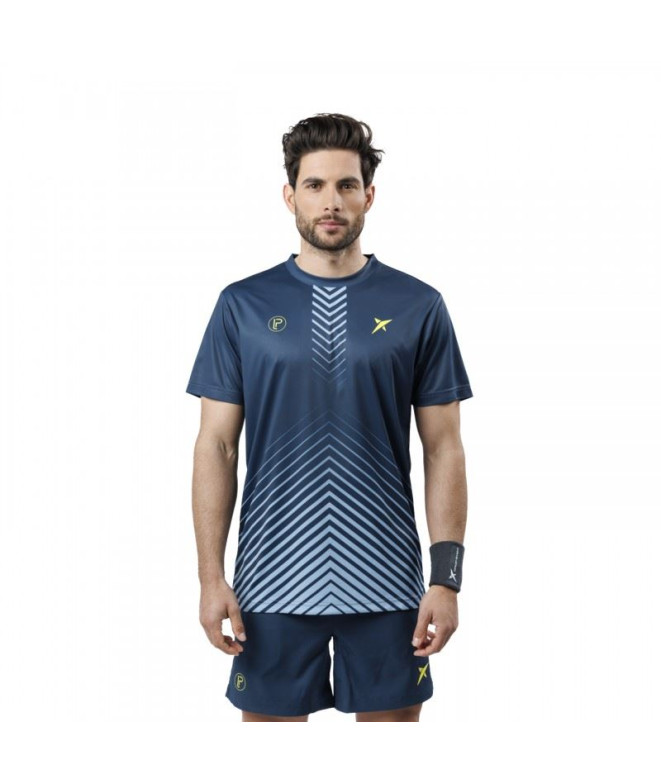 Camiseta Drop Shot Bentor Lima Azul