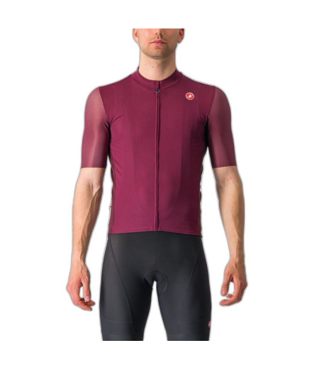 Maillot de Ciclismo Castelli Endurance Elite Burdeos Hombre