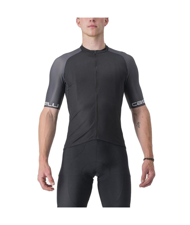 Maillot de Ciclismo Castelli Entrata Vi Neg...