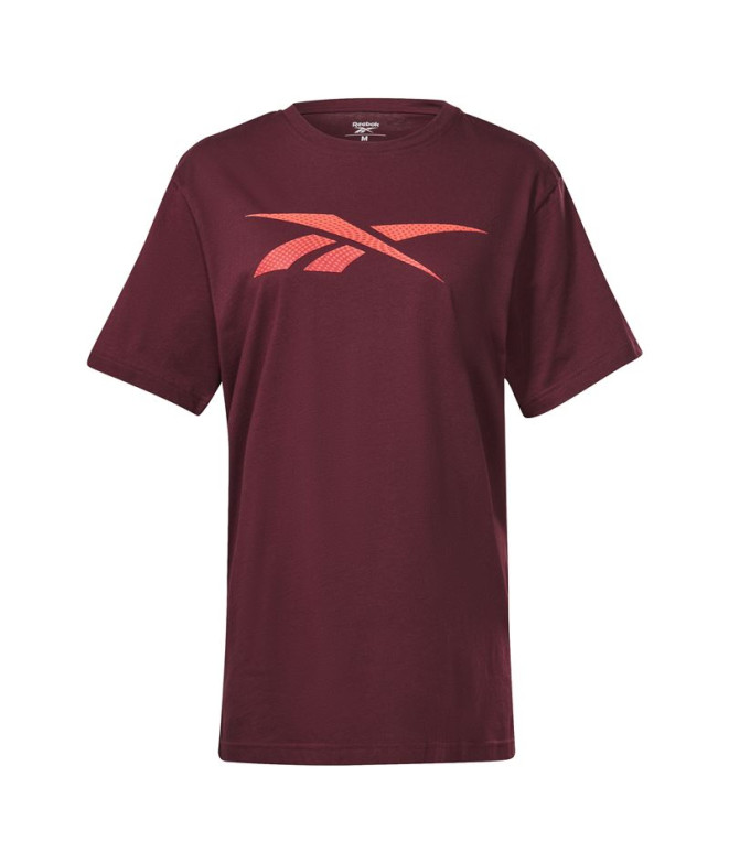 Camiseta Reebok RI Logo Maroon Hombre