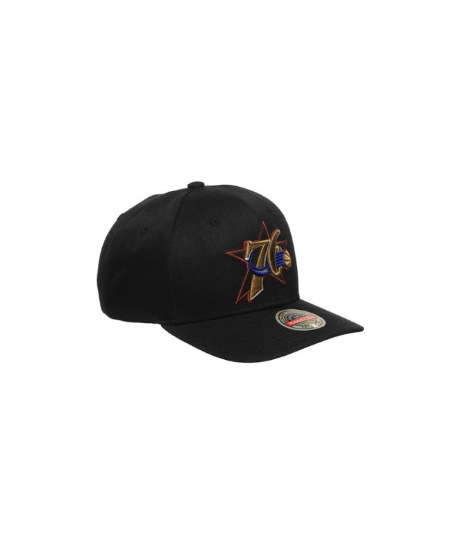Gorra Mitchell & Ness Philadelphia 76Ers Negro