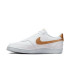 Zapatillas Nike Court Vision Low Next Nature Mujer Blanco Oro