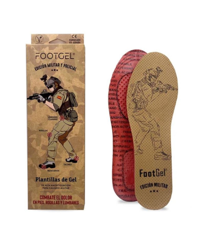 Plantilla Footgel Militar y Policial Eucalipto