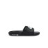 Chanclas Lacoste Croco Dualiste Synthetic Logo Strap Negro Mujer