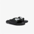 Chanclas Lacoste Croco Dualiste Synthetic Logo Strap Negro Mujer