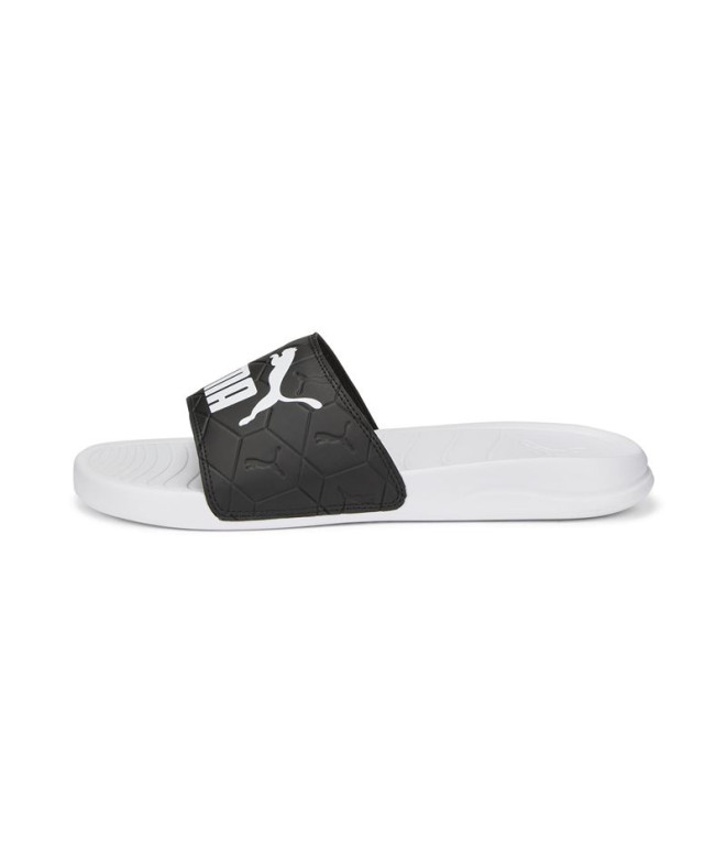 Chanclas Puma Popcat 20 Logo Power Negro