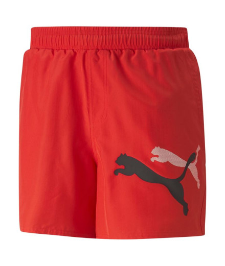 Pantalones Puma Ess+ Logo Power Cat For All Time Rojo