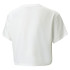 Camiseta Puma Girls Logo Cropped Niña White
