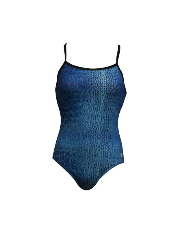 Bañador de Natación RAS Skin Active Back Blue...