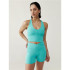 Sujetador deportivo Born Living Yoga Seia Capri Azul Mujer
