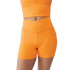 Pantalones cortos Born Living Yoga Seia Papaya Mujer