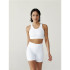 Pantalones cortos Born Living Yoga Colette Blanco Mujer