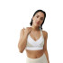 Sujetador deportivo Born Living Yoga Layna Light Stone/White Mujer