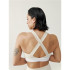 Sujetador deportivo Born Living Yoga Layna Light Stone/White Mujer
