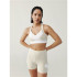 Sujetador deportivo Born Living Yoga Layna Light Stone/White Mujer