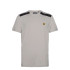 Camiseta Lyle & Scott Sp1-Shoulder Branded Hombre Pebble Marl