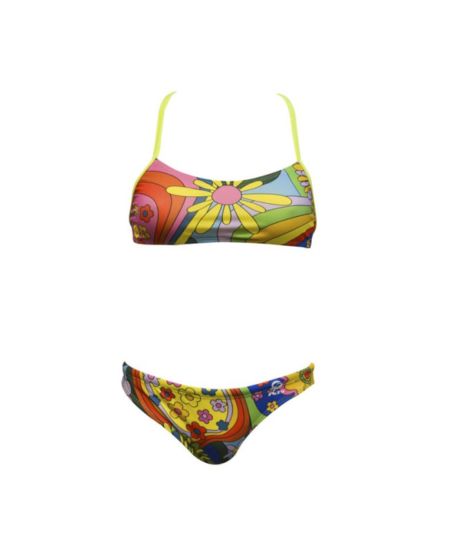 Bikini RAS Top Love Multicolor Mujer