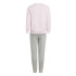 Chándal adidas Lk Bos Jog Fleece Infantil Rosa