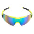 Gafas de Ciclismo Spiuk Profit Lente Espejo Verde Amarillo Fluor