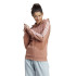 Chaqueta adidas 3 Stripes Fleece Hoodie Mujer Coral