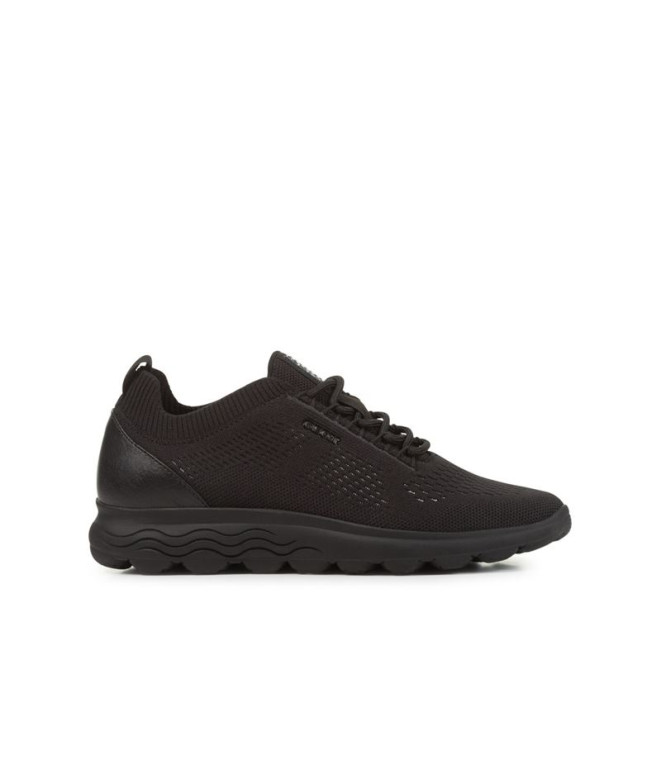 Zapatillas Geox D Spherica Mujer Negro/Negro
