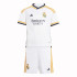 Conjunto de Fútbol adidas Real H Mini Infantil Blanco