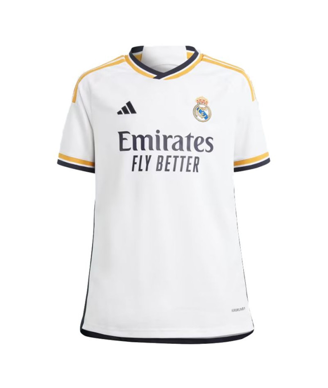 Camiseta de Fútbol adidas Real Madrid Niño Blanco