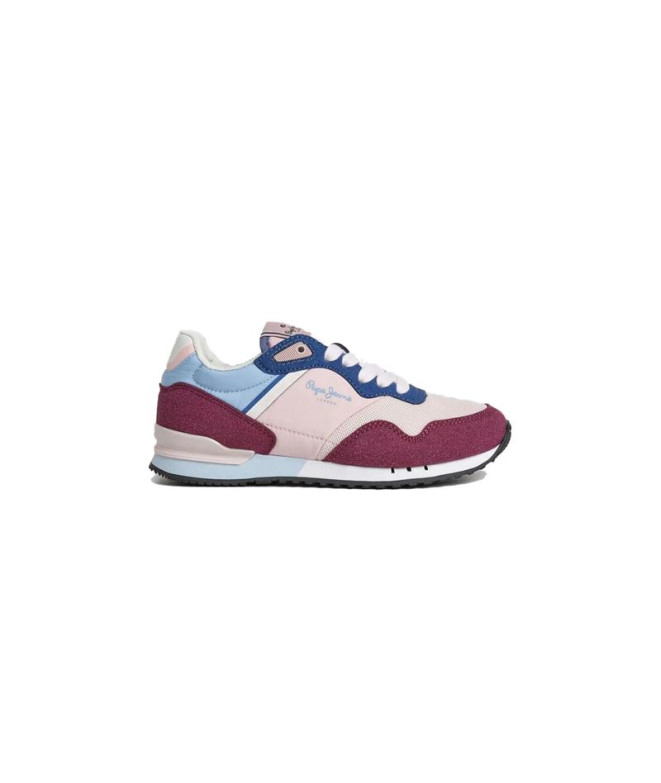 Zapatillas London Classic Crushed Berry Red Niña