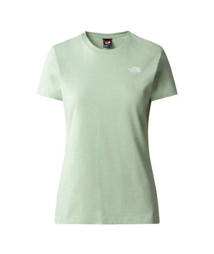 Camiseta de Montaña The North Face Simple Dome Green Mujer