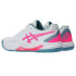 Zapatillas de Padel ASICS Gel-Dedicate 8 Padel Mujer Blanco/Rosa