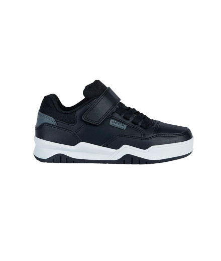 Zapatillas Geox Perth Niño Negro/Dk Gris