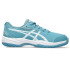 Zapatillas de Tenis ASICS Gel-Game 9 Gs Clay/Oc Infantil Gris Azul/Blanco