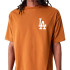 Camiseta New Era League Essentials LA Dodgers Dk Beige Hombre