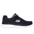 Zapatillas Skechers Burns- Agoura Hombre Navy Leather/ Mesh/ Trim